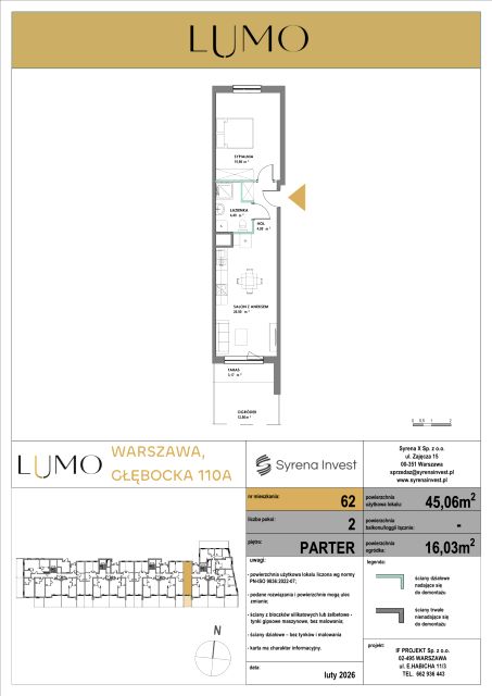 Mieszkanie Grodzisk, ul. Głębocka 110A