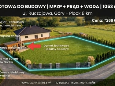 Ogrodzona działka Płock
