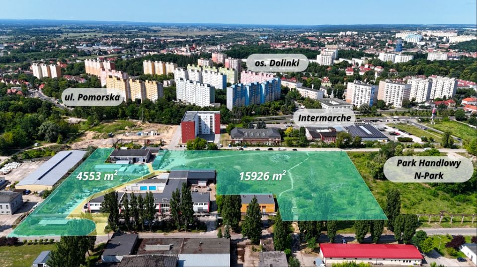 Działka usługowa Gorzów Wielkopolski