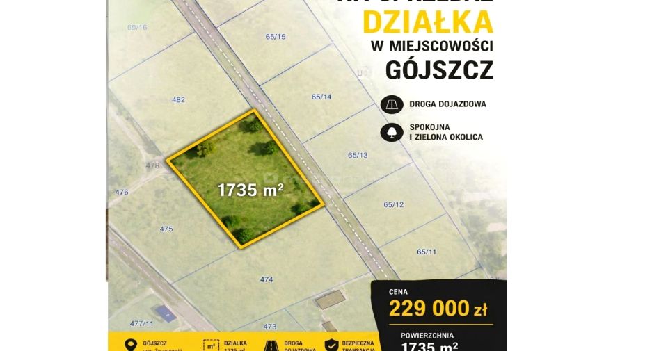 Działka budowlana Gójszcz