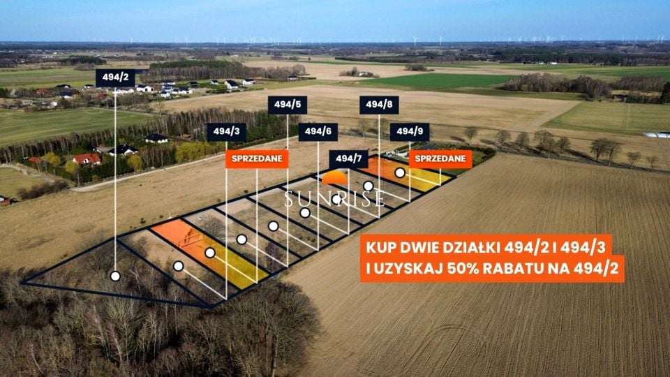 Działka budowlana Charzyno