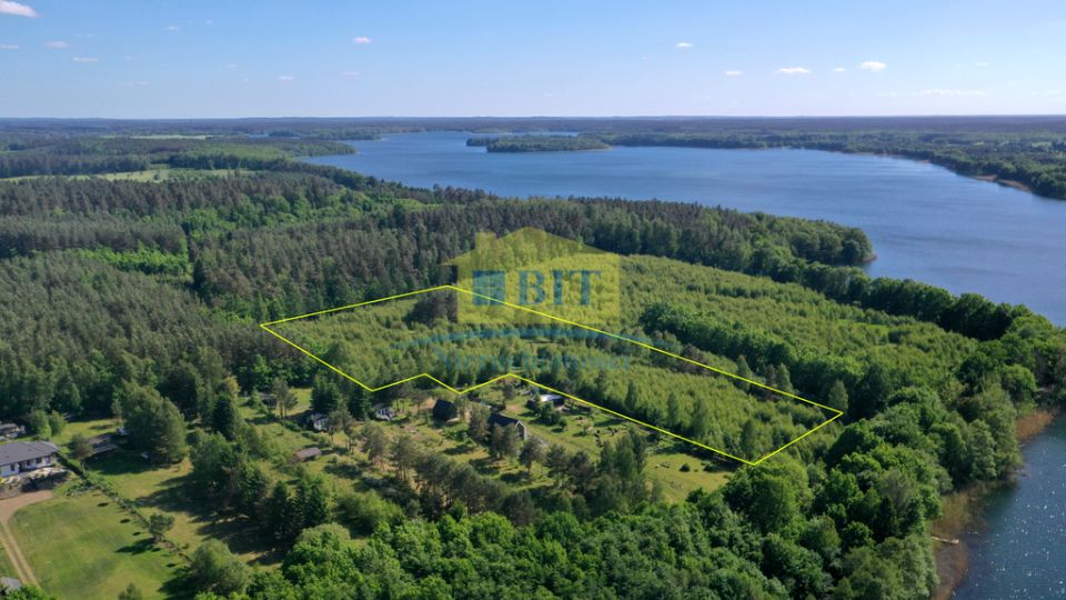 Działka przy lesie