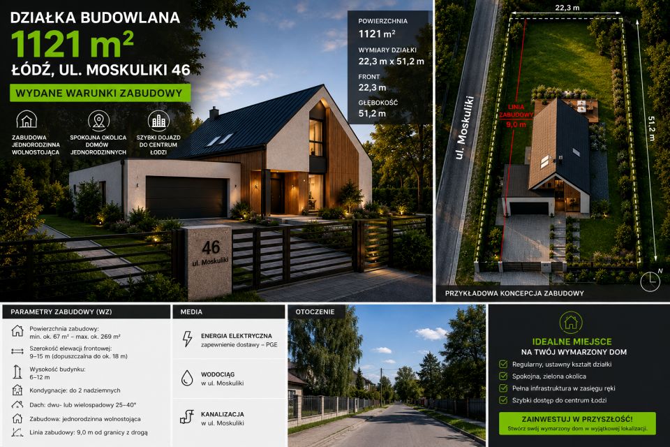 Działka budowlana Łódź