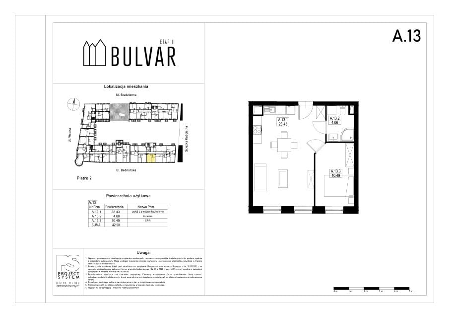 Mieszkanie Stare Miasto, ul. Studzienna 1-3