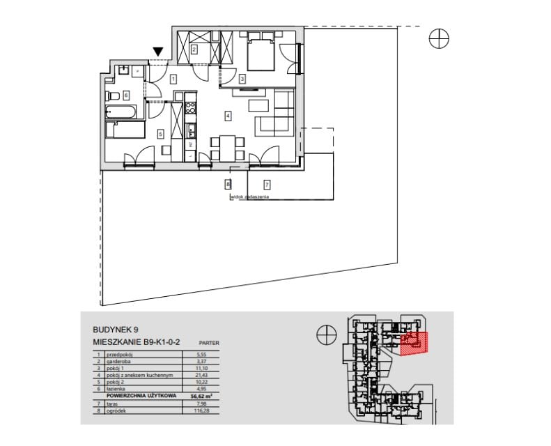 Apartment in Wrocław, Politechnika, Żerniki - Widok 6