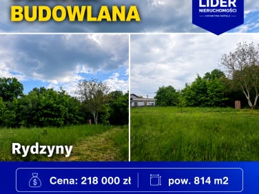 Działka budowlana rydzyny