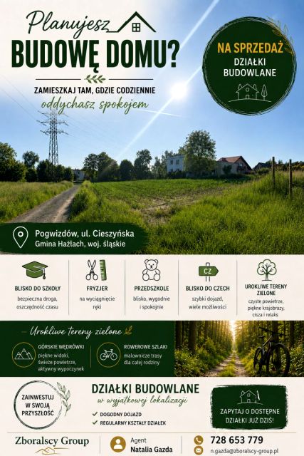 Działka budowlana Pogwizdów