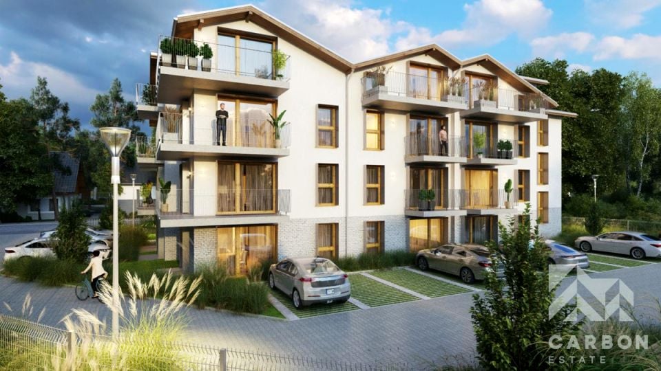 Mieszkanie apartamentowiec nad jeziorem
