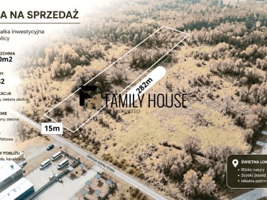 Działka przy lesie