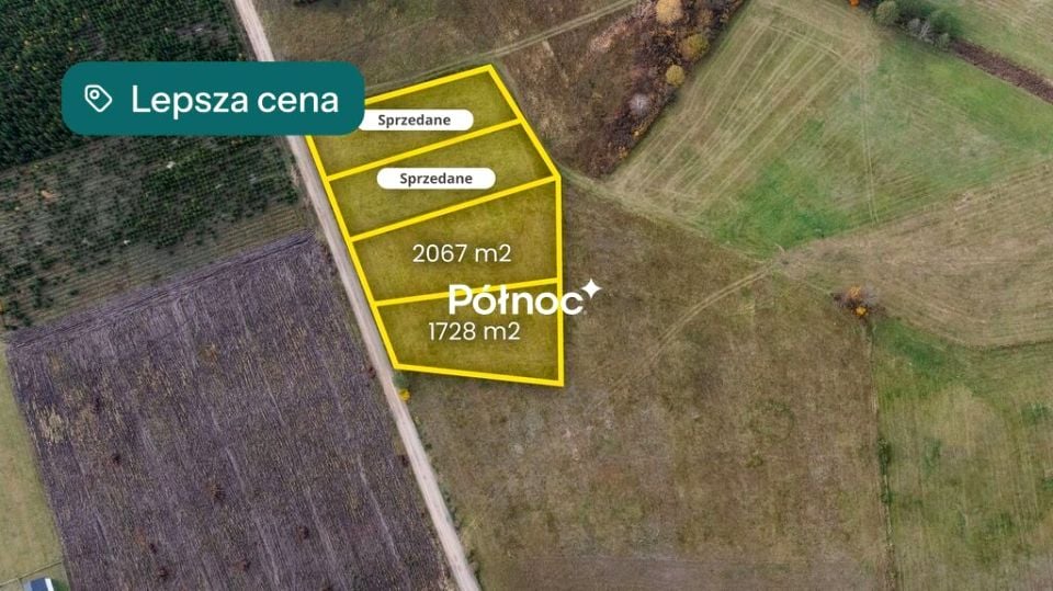 Działka budowlana Pupki