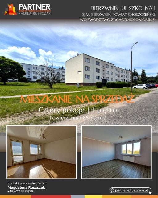 Mieszkanie Bierzwnik sprzedaż