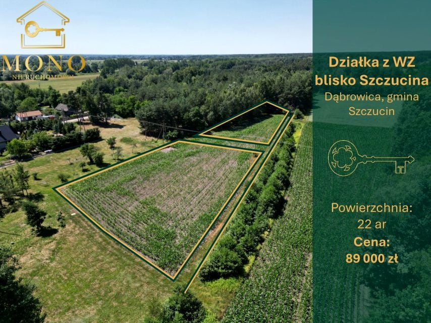 Działka budowlana Dąbrowica