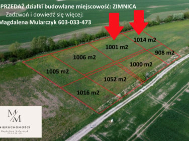 Działka budowlana Zimnica