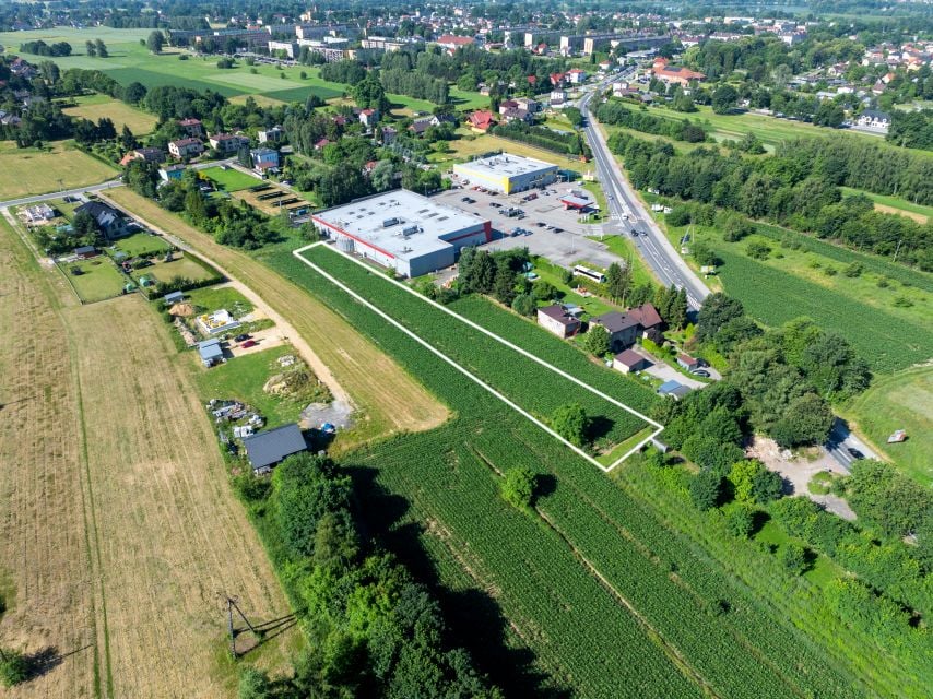 Działka inwestycyjna Brzeszcze