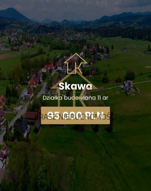 Działka budowlana Skawa