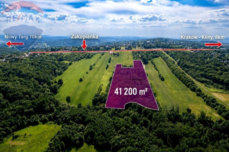 Działka rolna Mogilany