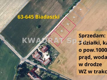 Pusta działka Biadaszki