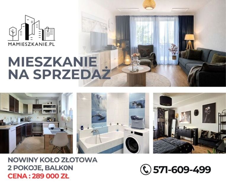 Mieszkanie blok mieszkalny Złotów
