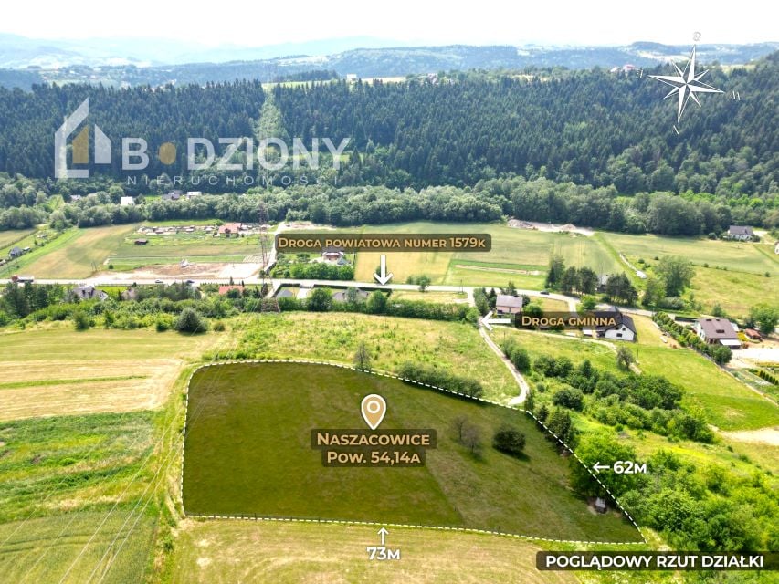 Działka budowlana Naszacowice