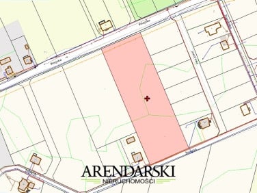 Działka usługowa Santocko