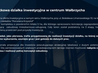 Działka inwestycyjna Wałbrzych sprzedam