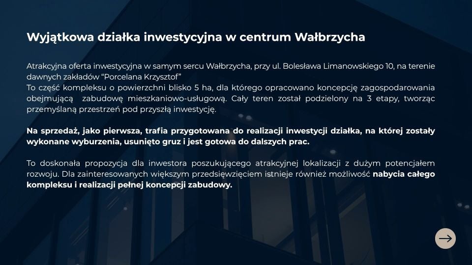 Działka inwestycyjna Wałbrzych sprzedam