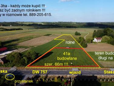 Działka nad jeziorem