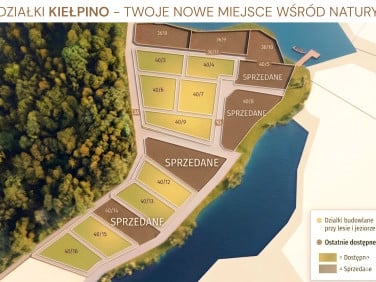 Działka budowlana Kiełpino