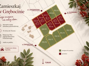 Działka budowlana Grębocin sprzedam