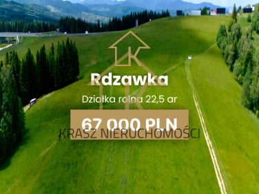 Działka rolna Rdzawka