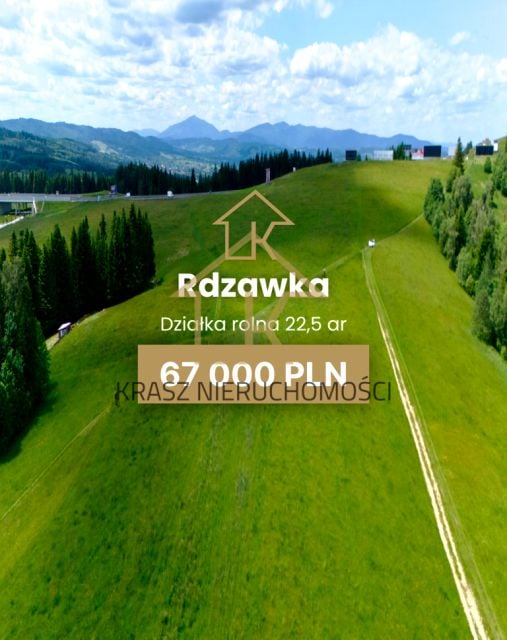 Działka rolna Rdzawka