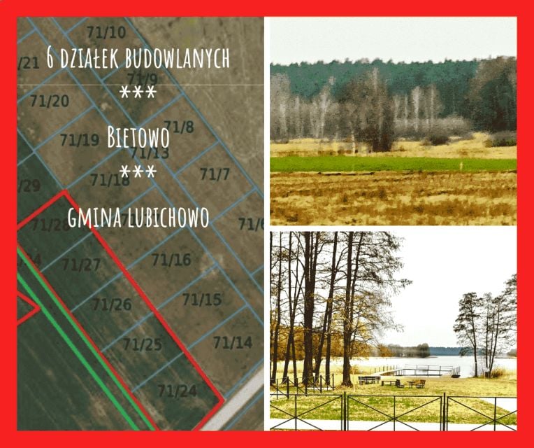 Działka budowlana Bietowo