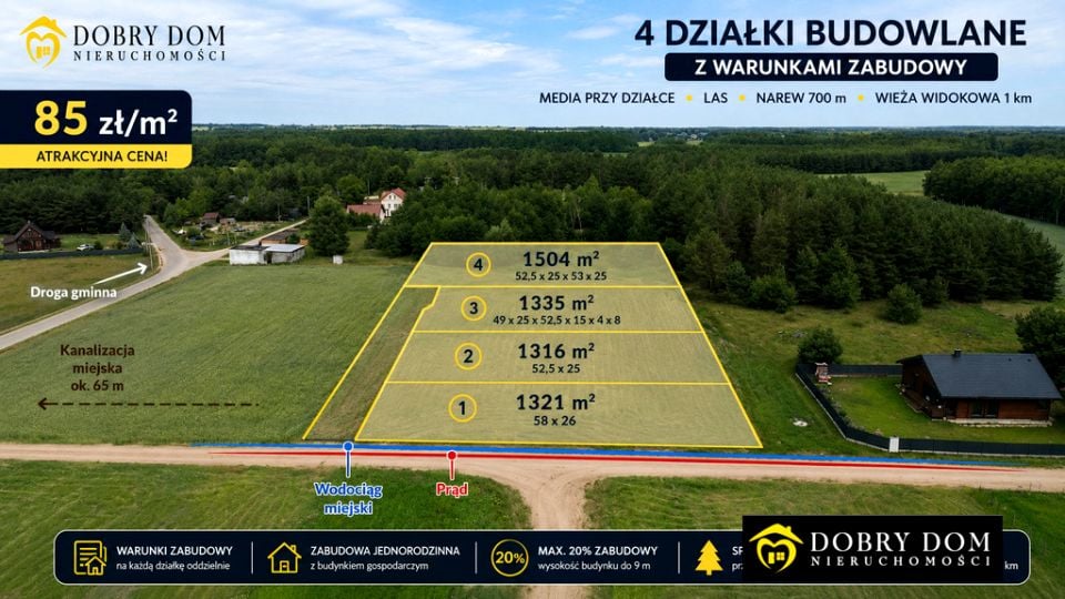 Działka budowlana Góra