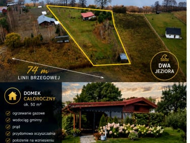 Działka przy lesie
