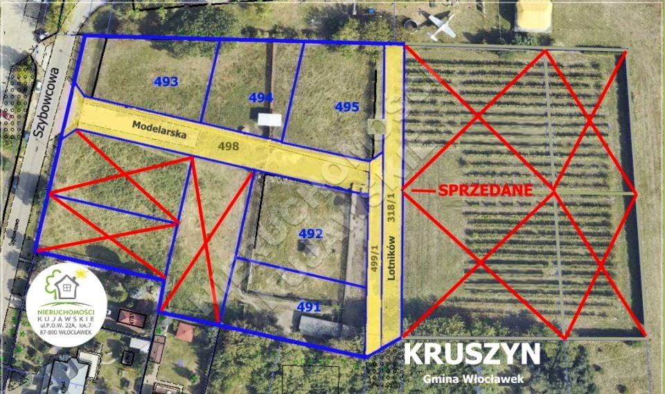 Działka budowlana Kruszyn