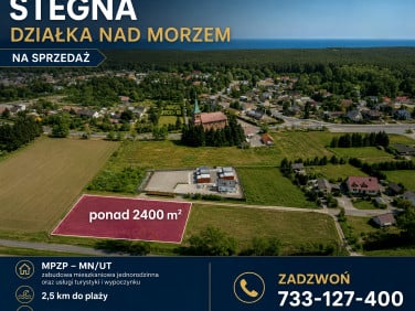 Działka inwestycyjna Stegna