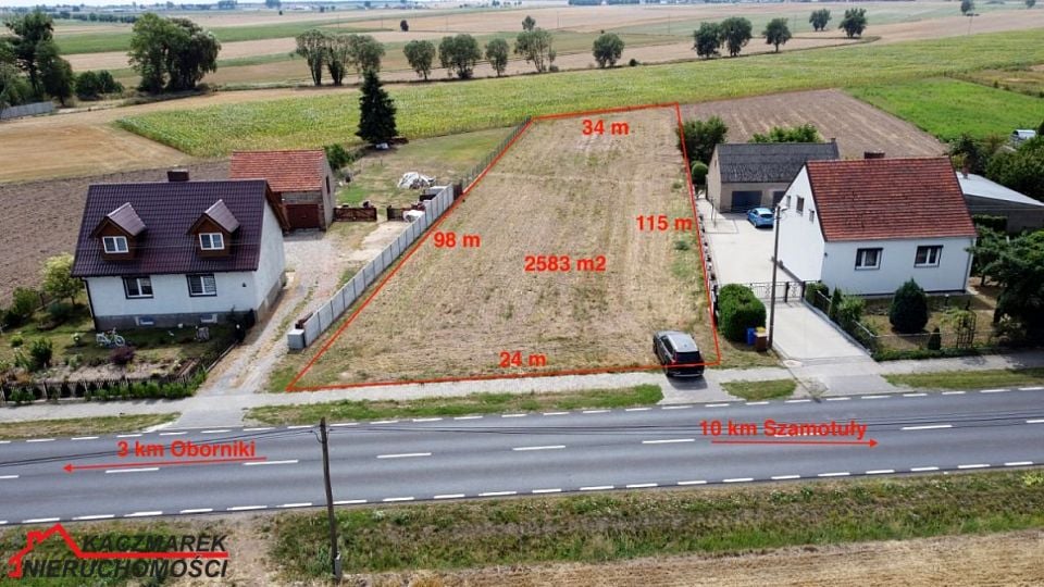 Działka usługowa Oborniki