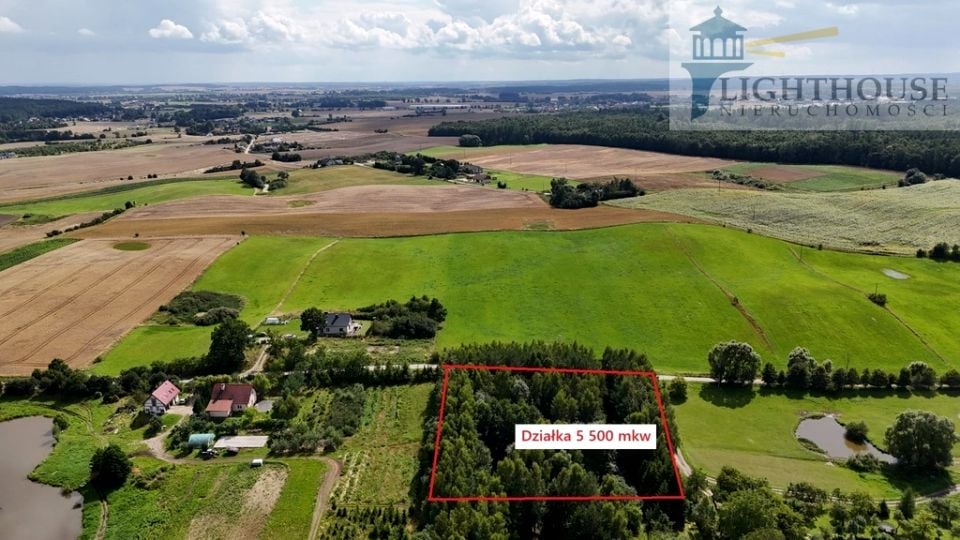 Działka rolna Trąbki Małe
