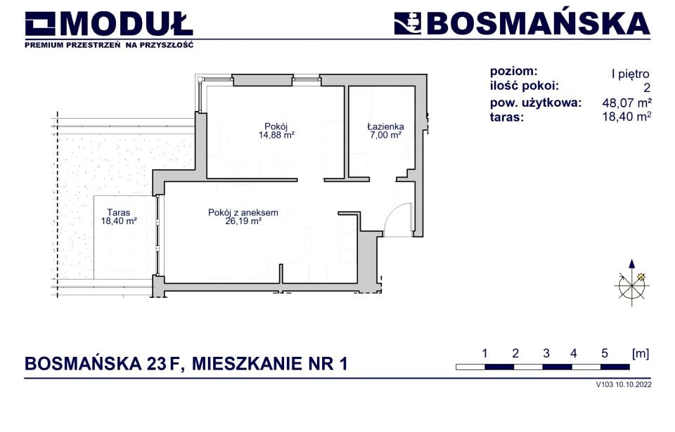 Mieszkanie Oksywie, ul. Bosmańska 23 G, 23F 23 G, 23F