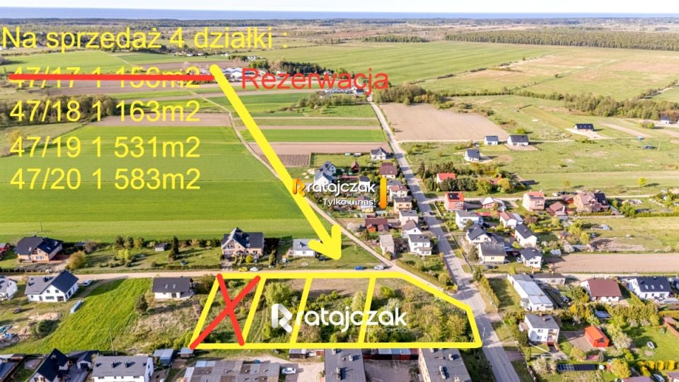 Działka budowlana Wierzchucino