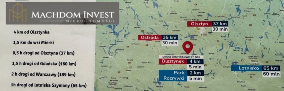 Działka budowlana Mierki sprzedam