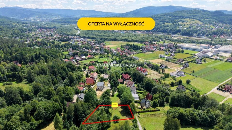 Działka budowlana Pcim