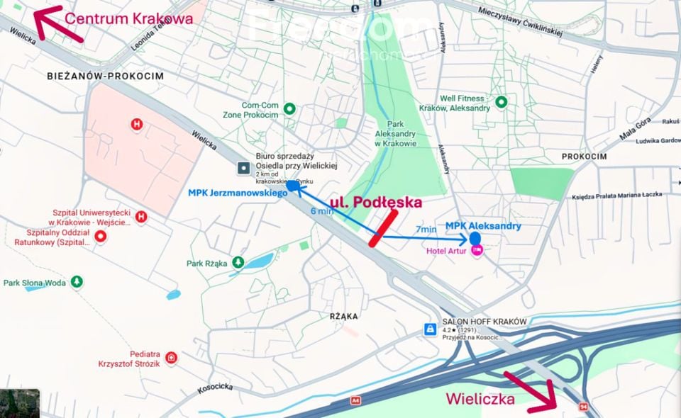 Mieszkanie, ul. Podłęska – pohled 3