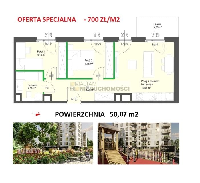 Mieszkanie blok mieszkalny Kraków