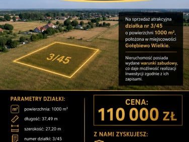 Działka Gołębiewo Wielkie