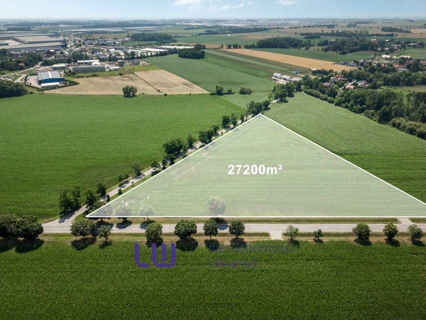 Działka usługowa Pietrzykowice sprzedam