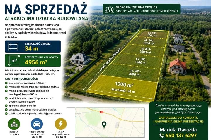 Pusta działka Stary Janków