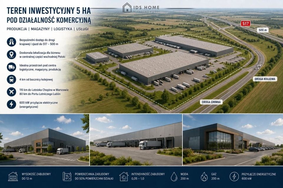 Działka usługowa Ryki sprzedam