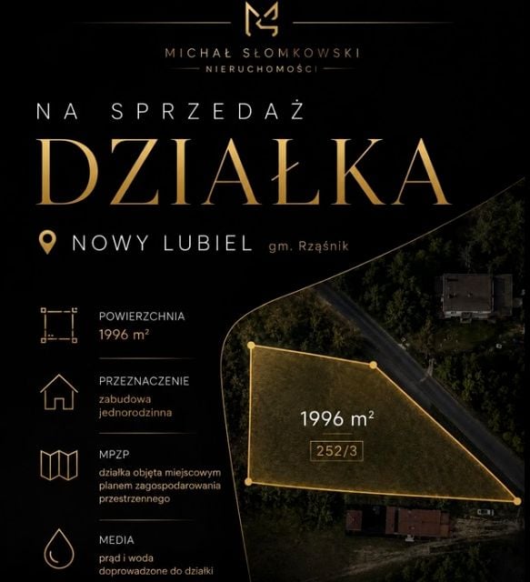 Działka budowlana Nowy Lubiel