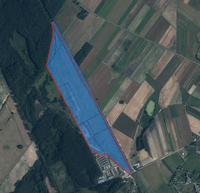 Działka inwestycyjna Wierzchowo